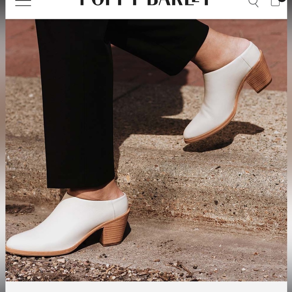 Poppy Barley Oatmeal The Heeled Mules Size 8.5